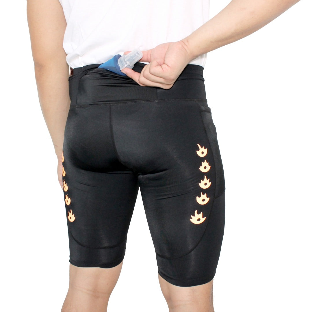 StrideForce Ember Blaze Half-Tights