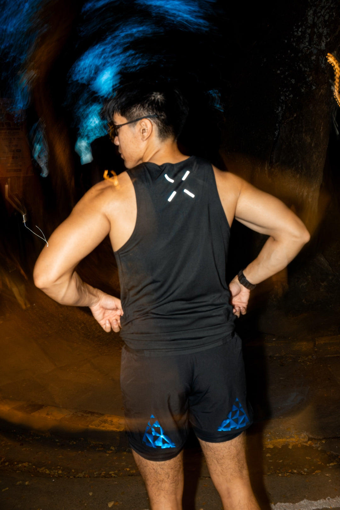 Stride Omega Blue Prism 2-in-1 Race Shorts (Men)