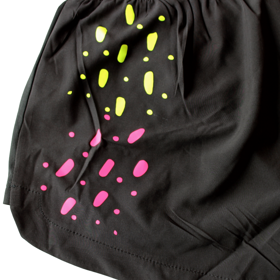 StrideFlow Neon Lights 2-in-1 Shorts