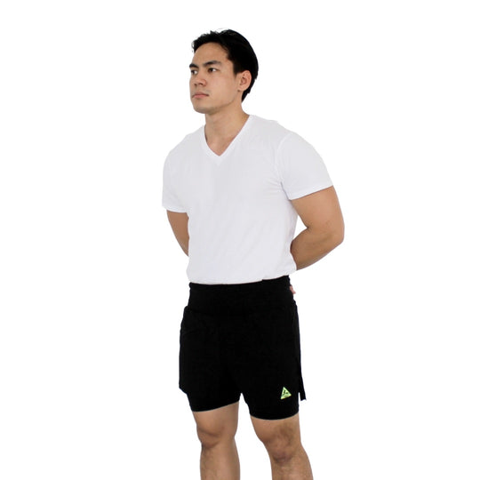 Stridemax Neon Smiley 2-in-1 Utility Shorts