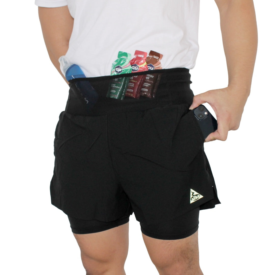 Stridemax Neon Smiley 2-in-1 Utility Shorts