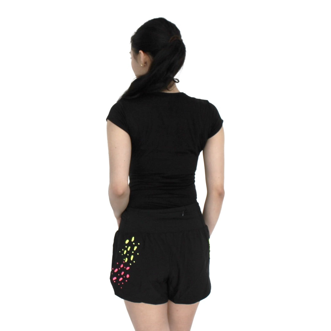 StrideFlow Neon Lights 2-in-1 Shorts