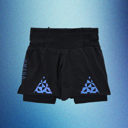 Stride Omega Blue Prism 2-in-1 Race Shorts (Men)