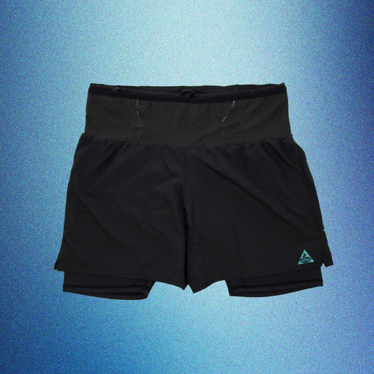 Stride Omega Jade Waves 2-in-1 Race Shorts (Men)