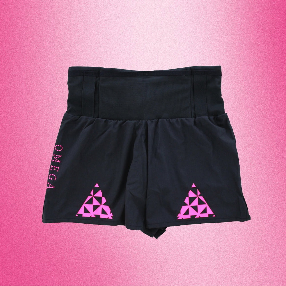 Stride Omega Pink Prism 2-in-1 Race Shorts (Women)