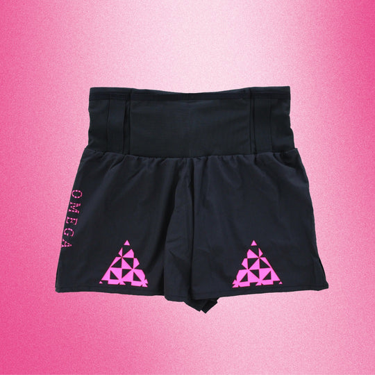 Stride Omega Pink Prism 2-in-1 Race Shorts (Women)