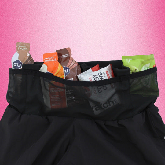 Stride Omega Pink Prism 2-in-1 Race Shorts (Women)