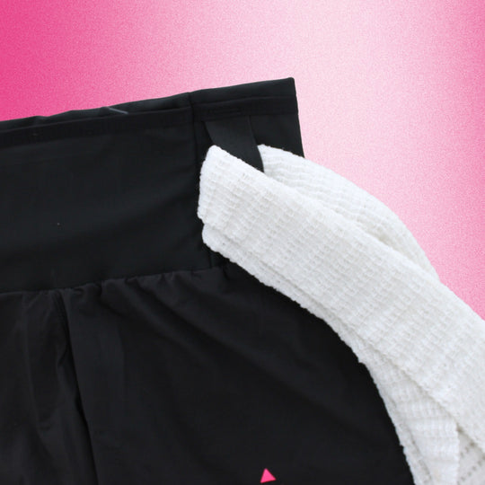 Stride Omega Pink Prism 2-in-1 Race Shorts (Women)