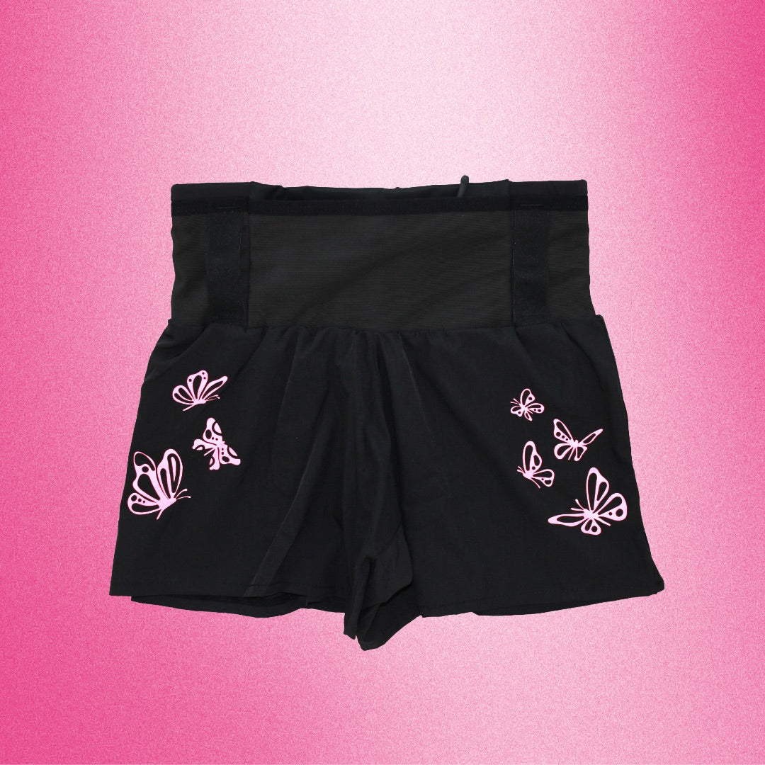 Stride Omega Crimson Butterfly 2-in-1 Race Shorts (Women)