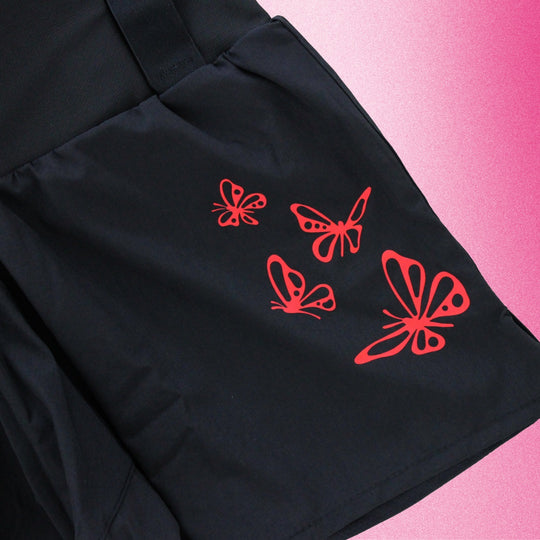 Stride Omega Crimson Butterfly 2-in-1 Race Shorts (Women)