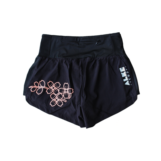 StrideFlow Pink Bloom 2-in-1 Shorts