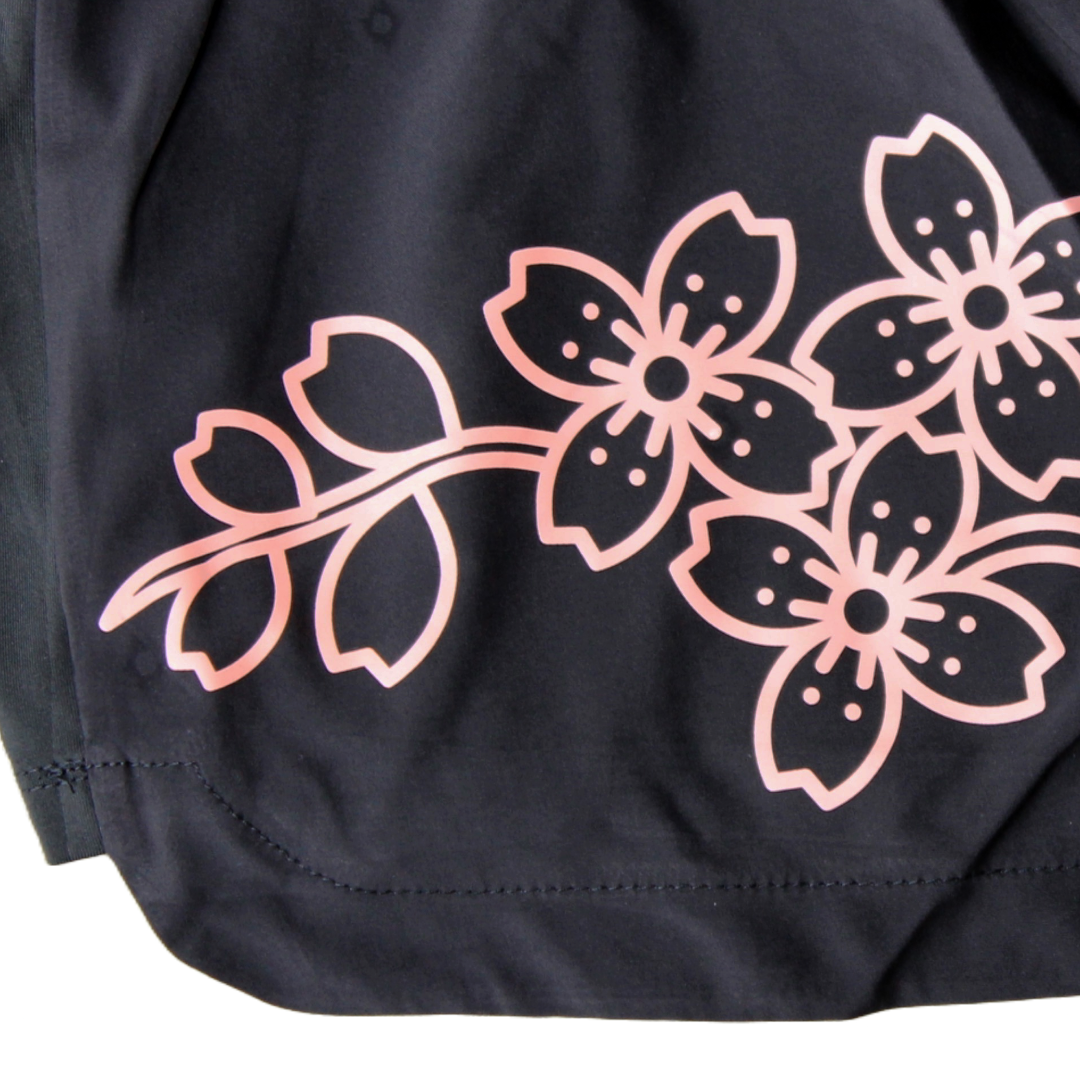 StrideFlow Pink Bloom 2-in-1 Shorts