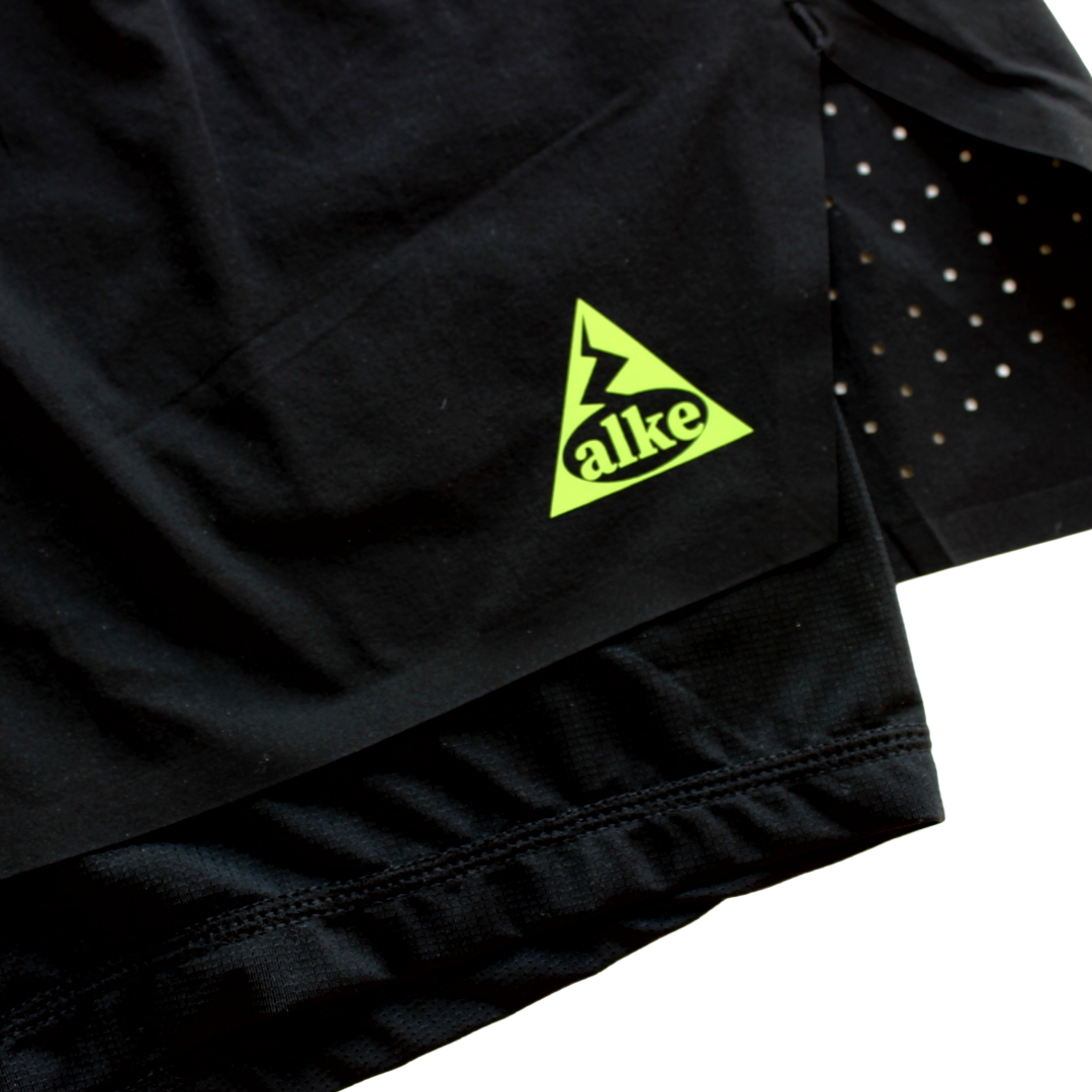 Stridemax Neon Smiley 2-in-1 Utility Shorts