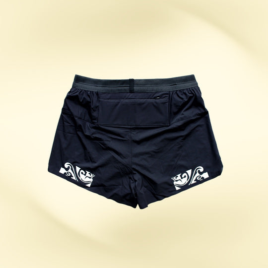 WindRNNR v2 White Waves Elite Split Shorts